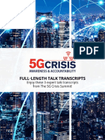 Full Length Talk Transcripts: Enjoy These 3 Expert Talk Transcripts From The 5G Crisis Summit!