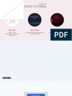 Micro Tutorial: Second Step First Step Third Step