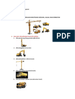 Peralatan Pekerjaan Konstruksi Gedung, Jalan, Dan Jembatan