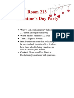 Liberty Valentines Day Flyer