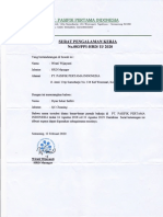 Scan Surat Pengalaman Kerja PPI