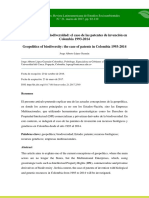 Geopolítica de La Biodiversidad: El Caso de Las Patentes de Invención en Colombia 1993-2014