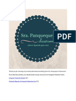 Thank You For Choosing To Purchase/download Something From Sra. Panqueque's Classroom!