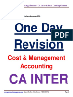 CA Inter Cost and Management Accounting - Concepts of All Chapter by CA Purushottam Aggarwal (1)