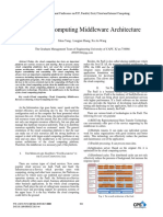 On Cloud Computing Middleware Architecture