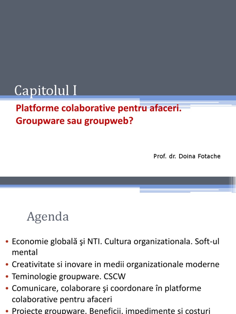 Groupware Cap1 | PDF