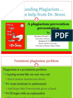 Understanding Plagiarism With Some Help From Dr. Seuss: A Plagiarism Prevention Presentation