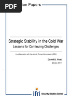 Download Strategic Stability in the Cold War Lessons for Continuing Challenges by IFRI SN49253574 doc pdf