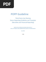 PPM - Programme and Project Management - Report - Donor Reporting Guideline and Template