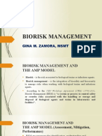 Biorisk Management: Gina M. Zamora, MSMT
