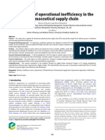 Key Sources of Operational Inef Ficiency in The Pharmaceutical Supply Chain