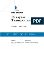 Rekayasa Transportasi - Modul Survey Lalin