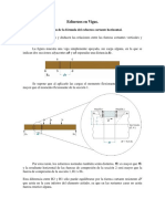 1 Deducción de La Formula de Esfuerzo Cortante