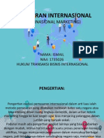 Pemasaran Internasional Ismail