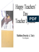 HAPPY TEACHER