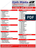 General Check On Service: Fluida Steering & Suspensi