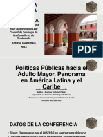 Bibliografía Política de Adultos Mayores América Latina y El Caribe