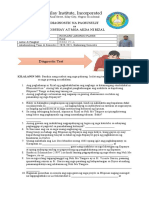 Diagnostic Test BEED 4 - Silay Institute