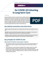 Principles For COVID-19 Cohorting in Long-Term Care: Key Infection Prevention and Control Terms