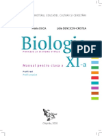 XI - Biologia (A. 2020, in Limba Romana)