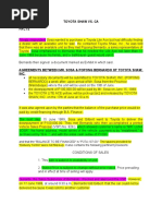 Toyota Shaw vs. CA