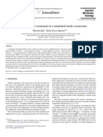 Dyes - Anaerobic - Aerobic Treatment of A Simulated Textile Wastewater