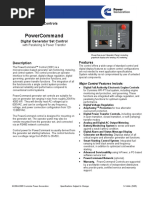 Powercommand: Genset Controls