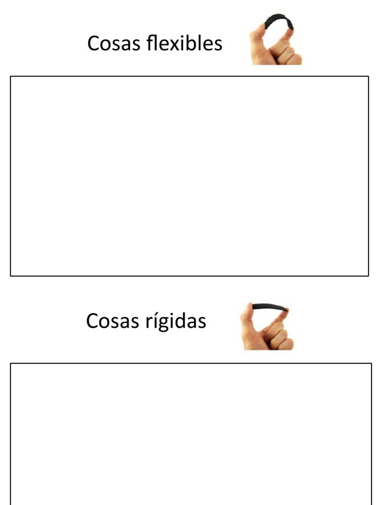 Cosas Flexibles y Rígidas | PDF