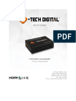 Setup Guide: J-Tech Digital H.264 Encoder JTD-220: JTECH-ENCH4