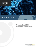 Whatsup Gold 2016: Installation and Configuration Guide