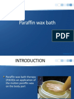 Paraffin Wax Bath: Sreeraj S R