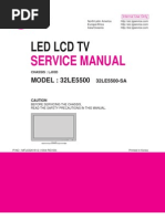 Service Manual LG LED 32LE5500.