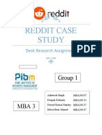 Reddit Case Study: Group 1