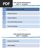 2.1 Basic Design Concepts in TQM