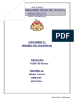 M&A - Assignment - 01