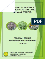 Pedoman Teknis Penanaman Tanaman Nilam