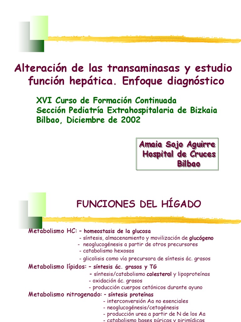 Estudio de Alteración de Transaminasas | PDF | Hepatitis | Hígado