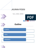 BIOSTATISTIK - UKURAN POSISI