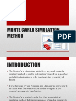 6.0 Monte Carlo Simulation Method