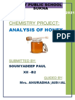 Chemistry Project:: Analysis of Honey