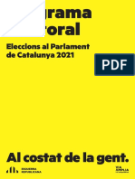 Programa Electoral D'esquerra Republicana