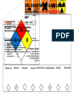 Hazardous Substance Labeling: Warning