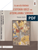 Hasan Aydın - İslam Kültüründe Felsefenin Krizi Ve Aydınlanma Sorunu - Bilim Ve Gelecek Kitaplığı