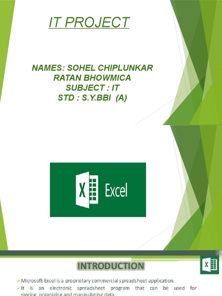 IT Project by S.Y.BBI Students | PDF | Law
