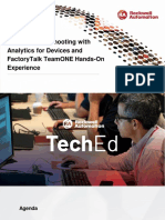 TechEd EMEA 2019 - VZ15 - Troubleshooting With Analytics For Devices and FactoryTalk TeamONE Hands-On Exp