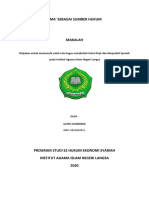 Makalah Ijma Sebagai Sumber Hukum