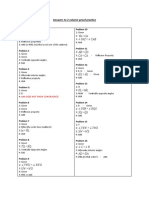 YA CA Yaz Cab: Answers To 2 Column Proof Practice