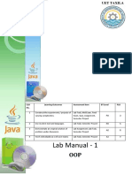 Lab Manual - 1: CLO No. Learning Outcomes Assessment Item BT Level PLO