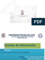 Fuentes Información - Presentación de La Clase de Metodología Del Aprendizaje y Orientación Profesional