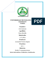 Redes Informáticas. Definición y Clasificación